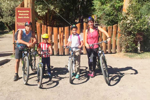 Bicicleta en Bosque de Arrayanes